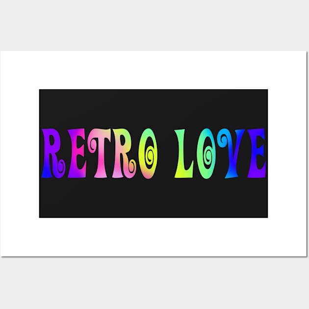 Retro Love Wall Art by ShinyBat